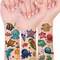 Wrapables Waterproof Glitter Temporary Tattoos, Birthday Party Favors and Supplies, Goodie Bag Fillers, 12 Sheets Ocean Animals